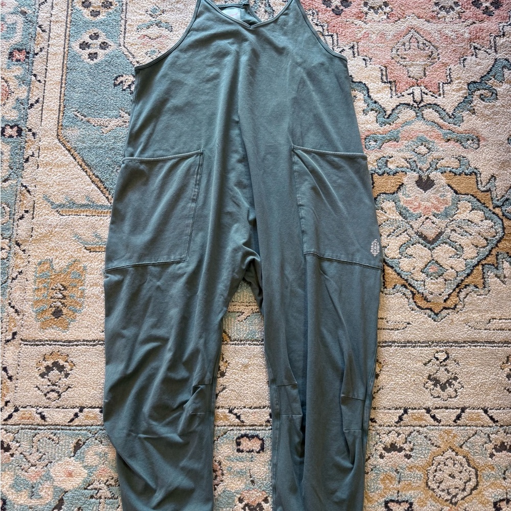 FP Movement by Free People Teal Jumpsuit